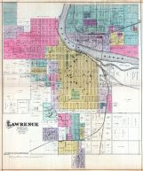 Lawrence, Kansas State Atlas 1887